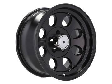 Jantes 4x4 R16x8 5X114.3 ET -25 83.1 (Preto metade Matte)