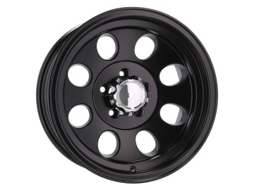 Jantes 4x4 R16x8 5X114.3 ET -25 83.1 (Preto metade Matte)