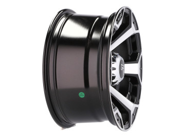 Jantes 4x4 R16x8 5X139.7 ET 0 110.5 (Preto Polido)