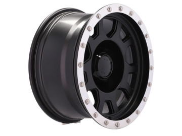 Jantes 4x4 R16x8 5X139.7 ET -25 110.5 (Preto Metade Matte)