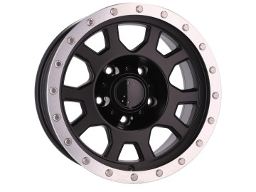 Jantes 4x4 R16x8 5X139.7 ET -25 110.5 (Preto Metade Matte)