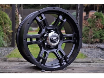 Jantes 4x4 16x8 6X139.7 ET 0 110.5 (Preto Metade Matte) 