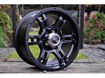 Jantes 4x4 16x8 6X139.7 ET 0 110.5 (Preto Metade Matte) 