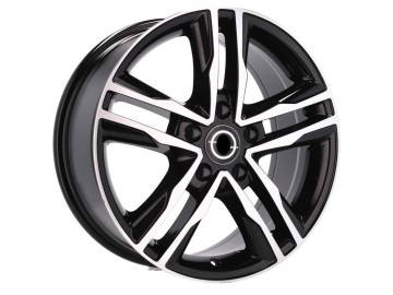 Jantes de Carga 4x4 (max 1250kg) 17x7.5 5X120 ET 50 65.1 (Preto Polido) 