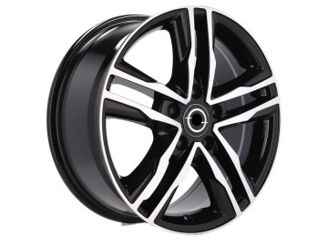 Jantes de Carga 4x4 (max 1250kg) 17x7.5 5X120 ET 50 65.1 (Preto Polido) 