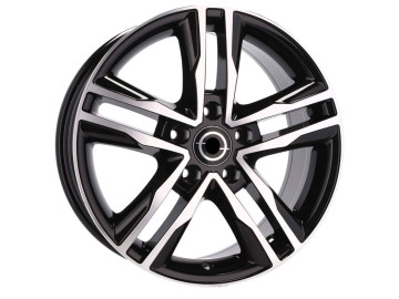 Jantes de Carga 4x4 (max 1250kg) 17x7.5 5X120 ET 50 65.1 (Preto Polido) 