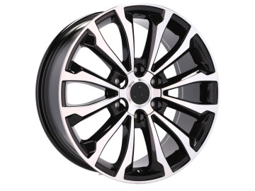 Jantes 4x4 Look Toyota 17x7.5 6X139.7 ET 25 106.1 (Preto Polido)