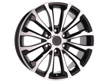 Jantes 4x4 Look Toyota 17x7.5 6X139.7 ET 25 106.1 (Preto Polido)