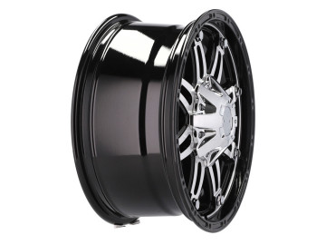 Jantes 4x4 R17x8 12X135/139 ET 0 110.1 (Preto Polido)