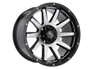 Jantes 4x4 R17x9 5X120 ET 0 65.1 (Preto Polido) 