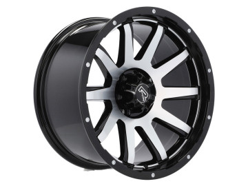 Jantes 4x4 R17x9 5X120 ET 0 65.1 (Preto Polido) 