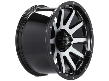 Jantes 4x4 R17x9 5X120 ET 0 65.1 (Preto Polido) 