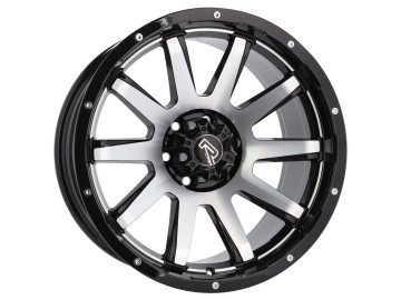 Jantes 4x4 R17x9 5X120 ET 0 65.1 (Preto Polido) 