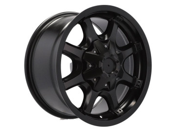 Jantes 4x4 R17x9 6X139.7 ET -10 110.1 (Preto Metade Matte)