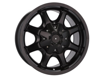 Jantes 4x4 R17x9 6X139.7 ET -10 110.1 (Preto Metade Matte)