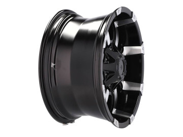 Jantes 4x4 R17x9 6X139.7 ET -12 110.1 (Preto Polido)