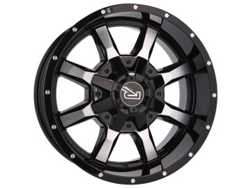 Jantes 4x4 R18x9 10X120/127 ET 0 78.1 (Preto Polido) 