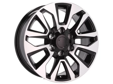 Jantes 4x4 Toyota 18x7.5 6X139.7 ET 25 106.1 (Preto Polido)