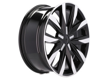 Jantes 4x4 Volkswagen 18x8 5X120 ET 50 65.1 (Preto Polido) 