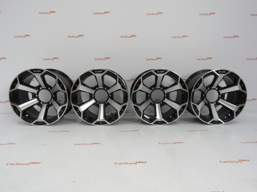 Jantes Alumínio Alado 16 x 8 et0 6x139.7 Pretas + Polidas