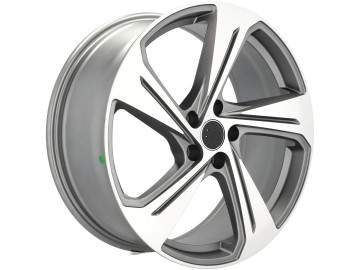 Jantes Audi A3 19x8 5X112 ET 40 66.5 (Cinza Polido Matte)