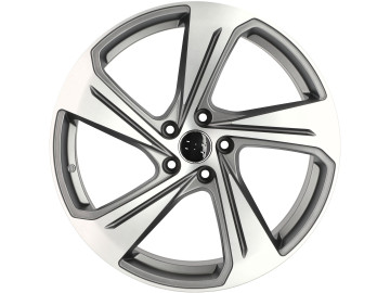 Jantes Audi A3 19x8 5X112 ET 40 66.5 (Cinza Polido Matte)