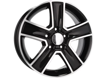 Jantes Autocaravana Carga 15x6.5 5X160 ET 58 65.1 (Preto Polido)