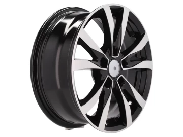 Jantes Look Renault Trafic 16x6.5 5X118 ET 45 71.1 (Preto Polido)