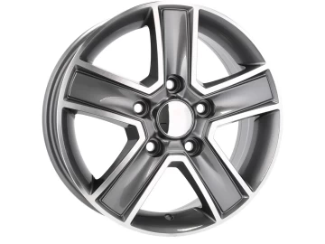 Jantes Carga 4x4 Volkswagen Amarok (max 1250kg) 16x6.5 5X120 ET 45 65.1 (Cinza Polida) 