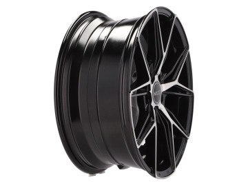 Jantes HAXER 19x8.5 5X112 ET 40 66.6 (Preto Polido Metade Matte)