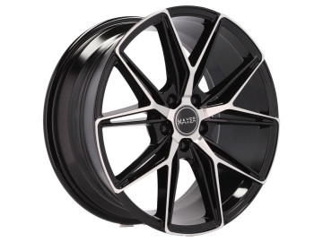 Jantes HAXER 19x8.5 5X112 ET 40 66.6 (Preto Polido Metade Matte)