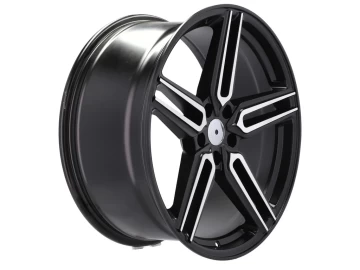 Jantes HAXER HX015 20x10 5X120 ET 40 72.6 (Preto Polido Metade Matte)