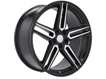 Jantes HAXER HX015 20x10 5X120 ET 40 72.6 (Preto Polido Metade Matte)