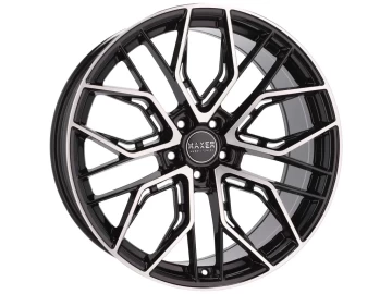 Jantes HAXER HX015F 20x10.5 5X120 ET 30 72.6 (Preto Polido)