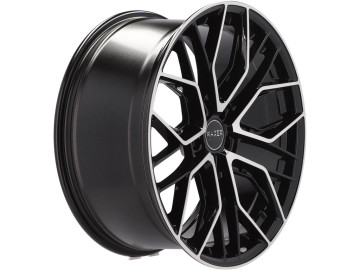 Jantes HAXER HX015F 20x9 5X120 ET 30 72.6  (Preto Polido)