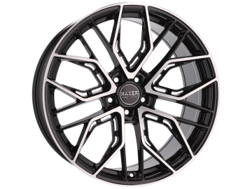 Jantes HAXER HX015F 20x9 5X120 ET 30 72.6  (Preto Polido)