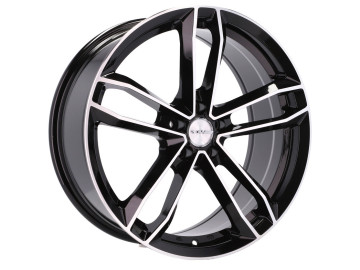 Jantes HAXER HX023 R18x8 5X100 ET 40 73.1 (Preto Polido)