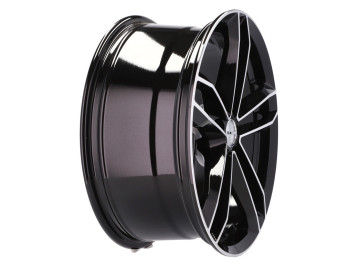 Jantes HAXER HX023 R18x8 5X100 ET 40 73.1 (Preto Polido)