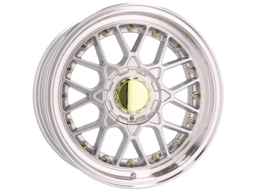 Jantes HAXER HX025 17x8 17x8 10X112/120 ET 30 74.1 (Prata + Aba Polida)