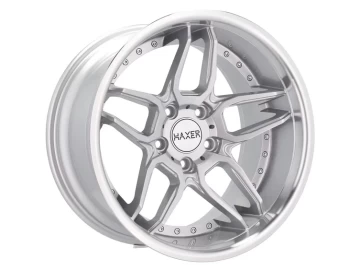 Jantes HAXER HX030 18x10 5X120 ET 15 74.1 (Prata + Aba Polida)