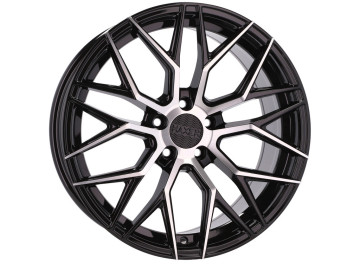 Jantes HAXER HX035 17x7.5 5X112 ET 40 66.5 (Preto Polido)