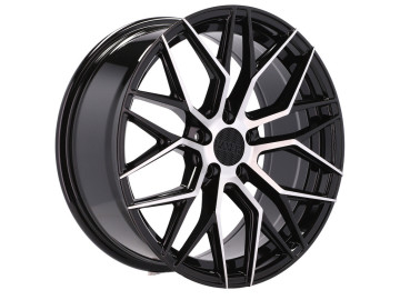 Jantes HAXER HX035 18x8 5X108 ET 40 67.1 (Preto Polido)