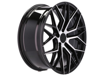 Jantes HAXER HX035 18x8 5X108 ET 40 67.1 (Preto Polido)