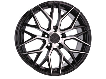 Jantes HAXER HX035 18x8 5X108 ET 40 67.1 (Preto Polido)