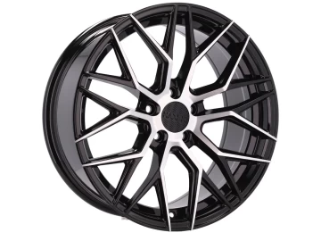 Jantes HAXER HX035 18x8 5X108 ET 40 67.1 (Preto Polido)