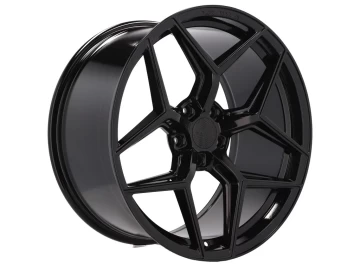 Jantes HAXER HX04F 19x8.5 5X112 ET 27 66.6 (Preto Metade Matte)