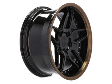 Jantes HAXER HX030 18x10 5X120 ET 15 74.1 (Preto +Bronze Aba)