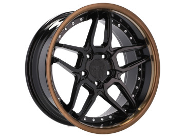 Jantes HAXER HX030 18x10 5X120 ET 15 74.1 (Preto +Bronze Aba)