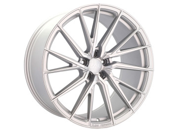 Jantes HAXER HX-06F 20x10 5X120 ET 40 72.6 (Prata Polida Metade Matte)