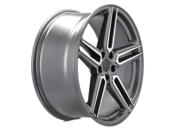 Jantes HAXER HX015 20x9 5X120 ET 35 72.6 (Cinza Polido Metade Matte)